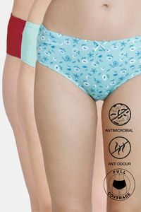 Floral Print Aruba Blue Beet Red